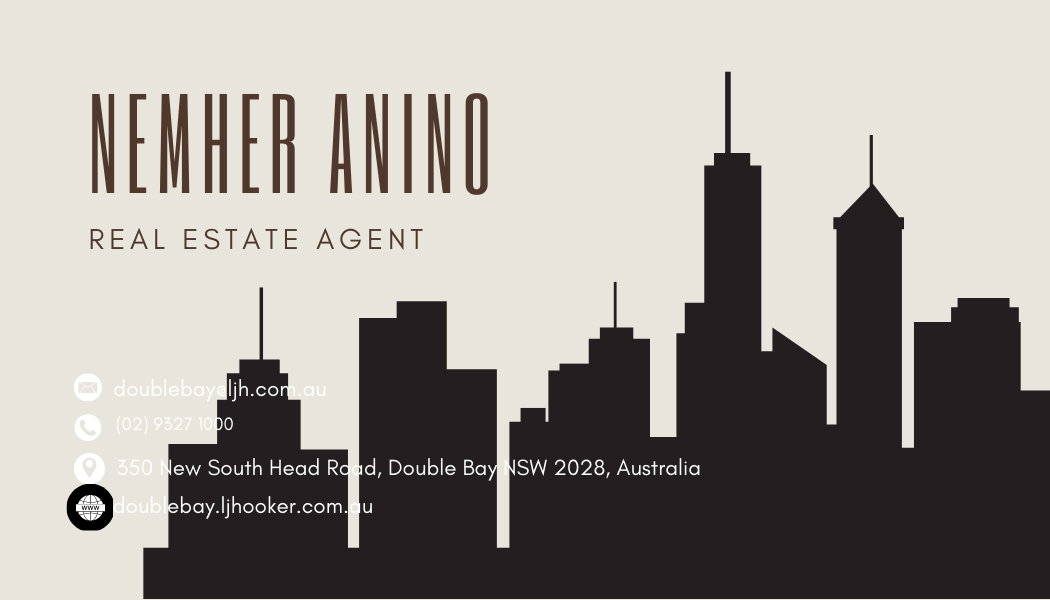 Brown Modern Apartment Real Estate Business Card (1)