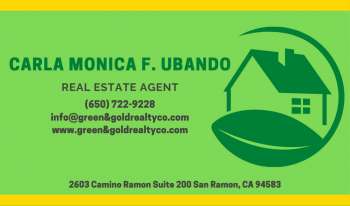 Avocado Green with Trees Landscaping Business Card (1)
