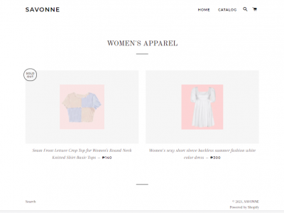 WOMEN'S APPAREL